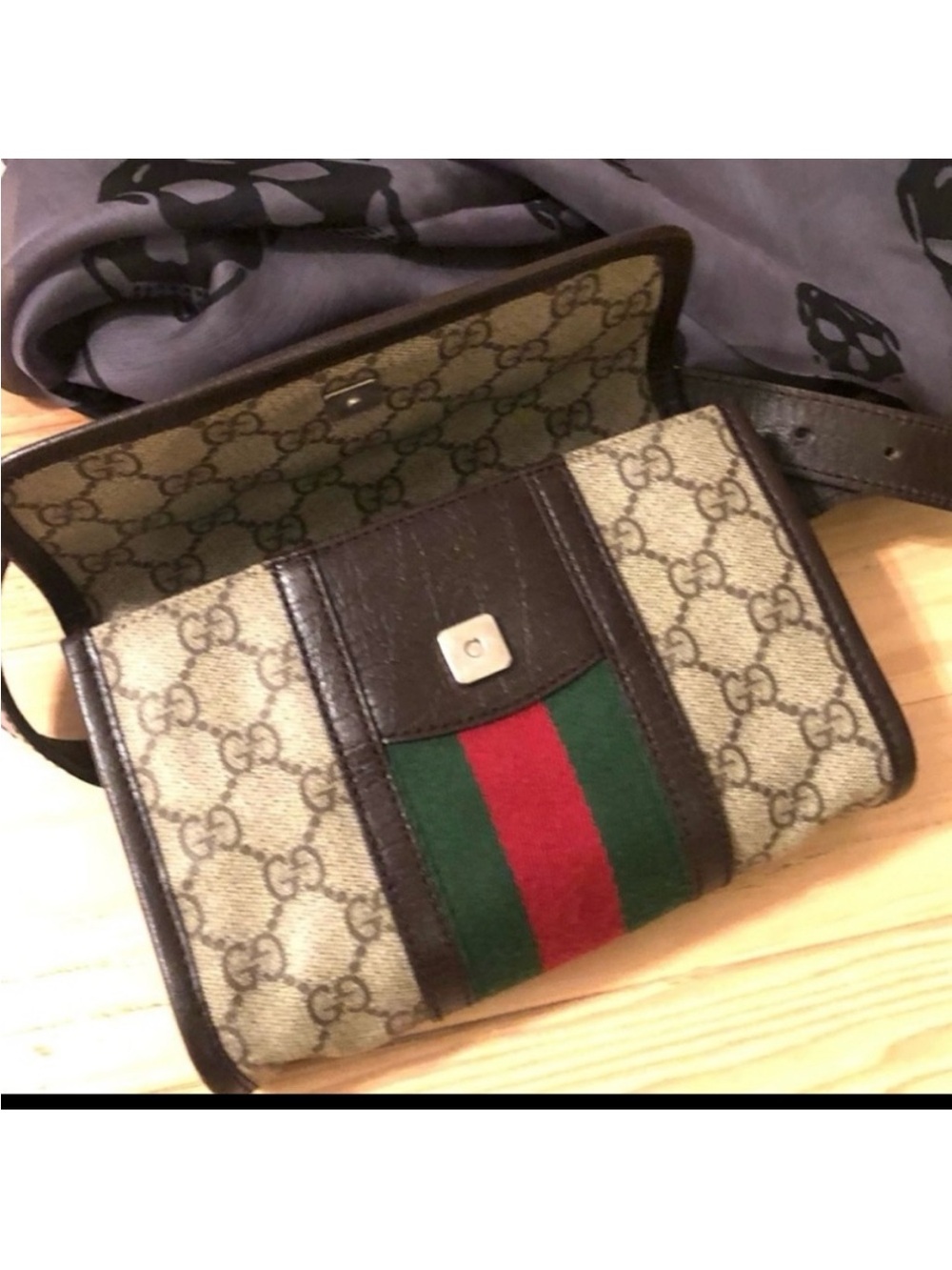 Gucci GG coated canvas waist bag/fanny excellent condition